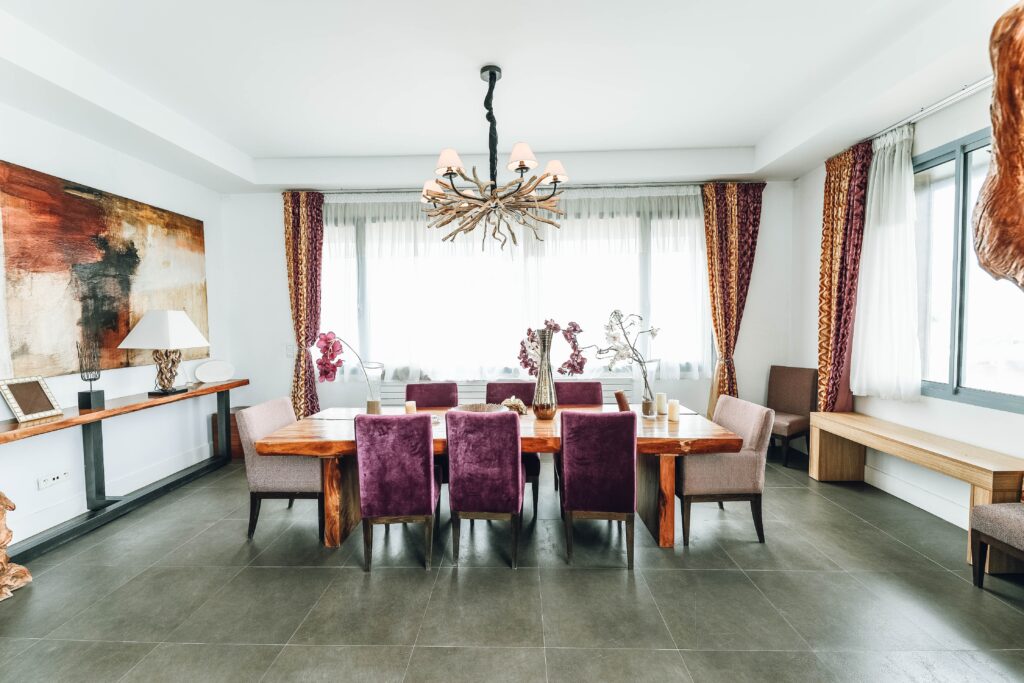 Jewel Tones Dining Room